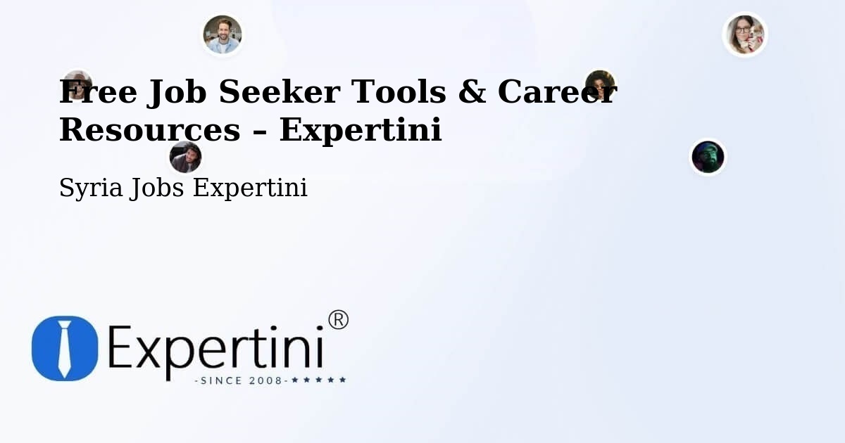 Free Job Seeker Tools & Career Resources – Mūrak - Mūrak, Syria Jobs Expertini