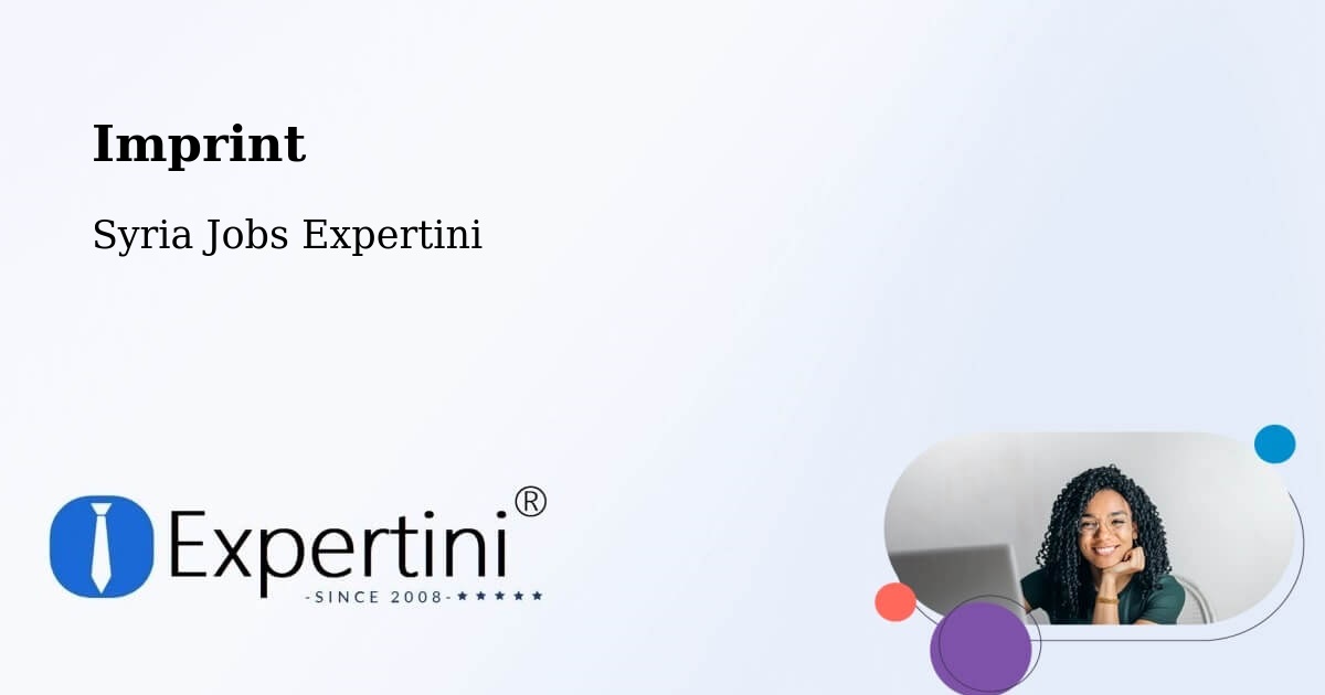 Imprint – Mūrak - Syria Jobs Expertini